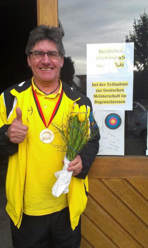 Horst Zahneißen, drittplatzierter bei der Deutschen Meisterschaft (Halle)